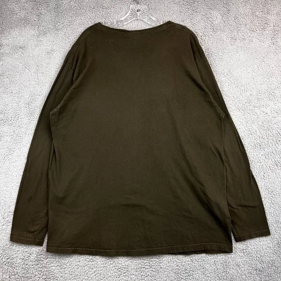 Ralph Lauren Polo Sport Shirt Size XL Green Long Sleeve Spell Out Logo - Picture 3 of 8